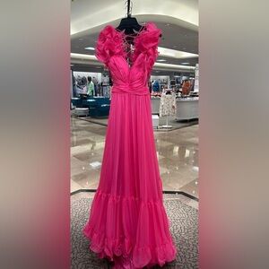 Mac Duggal Vibrant Pink Dress